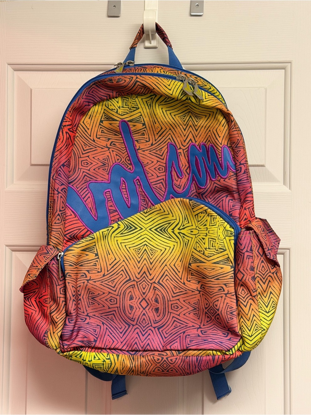 Colorful Geometric Gradient Volcom Backpack
